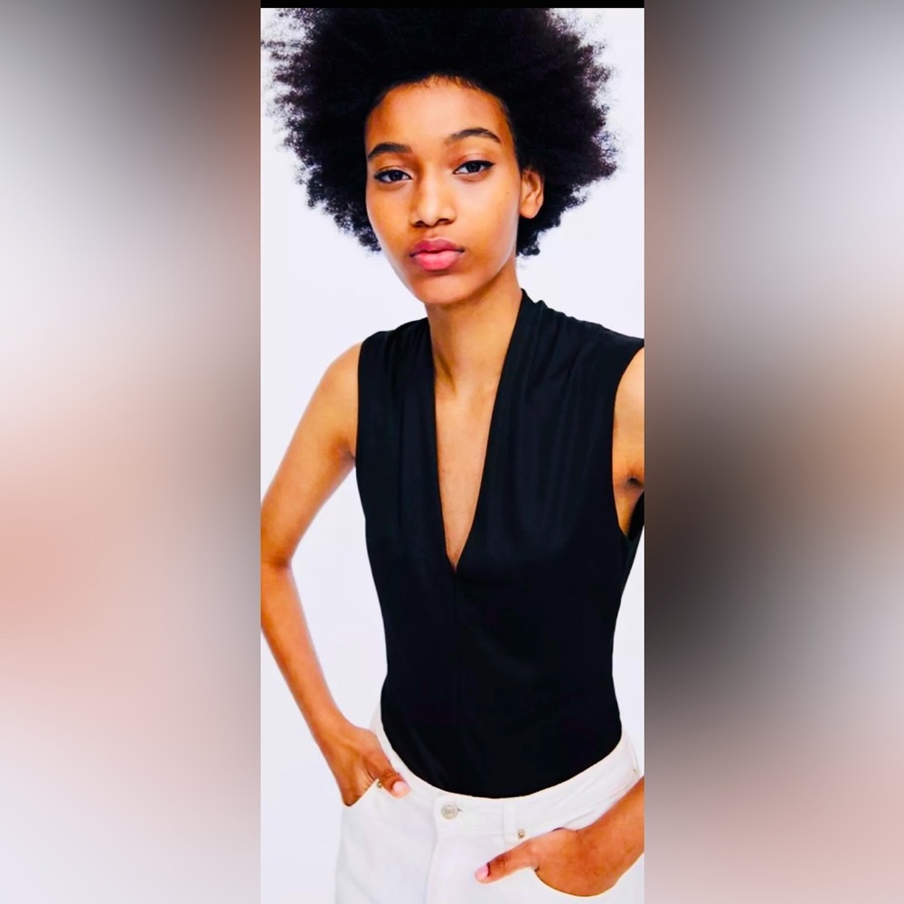 ZARA Small Sleeves Body Suit NWOT!!!